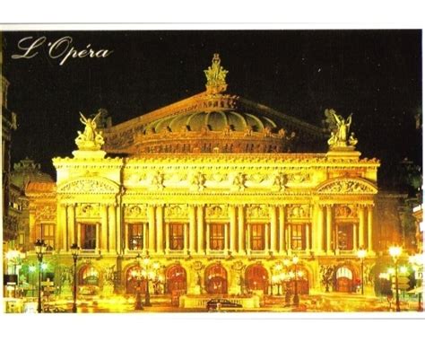 The Opera House Paris France Postcard