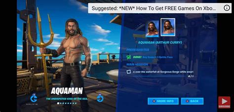 Fortnite How To Get A Aquaman Skin In The Game Piunikaweb