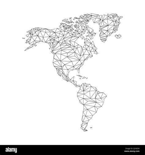 Mapa De América Del Norte Y Del Sur Mapa Del Mundo Con Formas