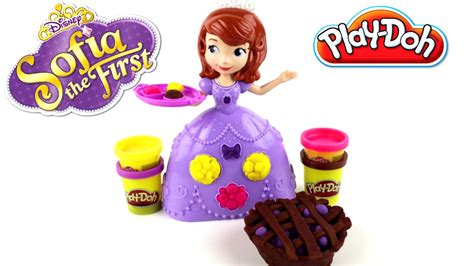 ♥ Sofia The First Play Doh Blueberries Pie Princess Sofia Tea Party