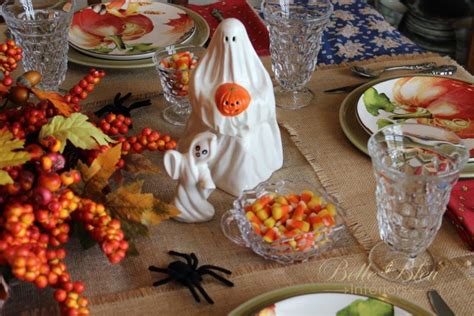 A Sweet And Spooky Halloween Table Belle Bleu Interiors