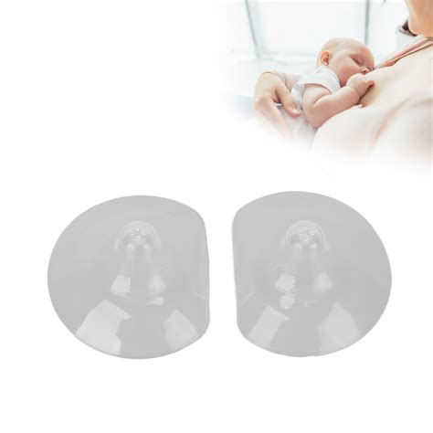 Zaqw Breastfeeding Nipple Shield Silicone Nipple Corrector Portable