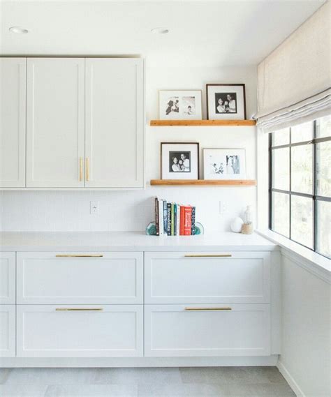 We've combined wall and base cabinets with doors and worktops, so you can combine what you want and create a complete kitchen. Semihandmade White Supermatte Shaker Doors for Ikea kitchen cabinets. | White shaker kitchen ...