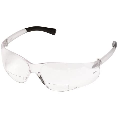 Mcr Bearkat Safety Glasses With Readers Bkh25