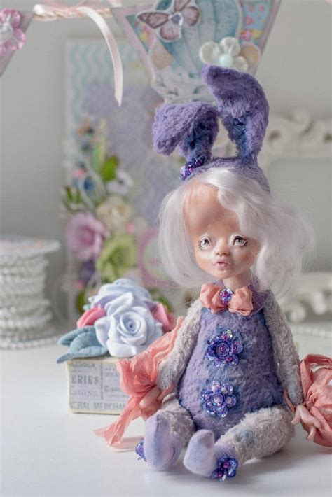 Teddydoll Bunny Song Of Love Rabbit Toy Doll Ooak By Irina