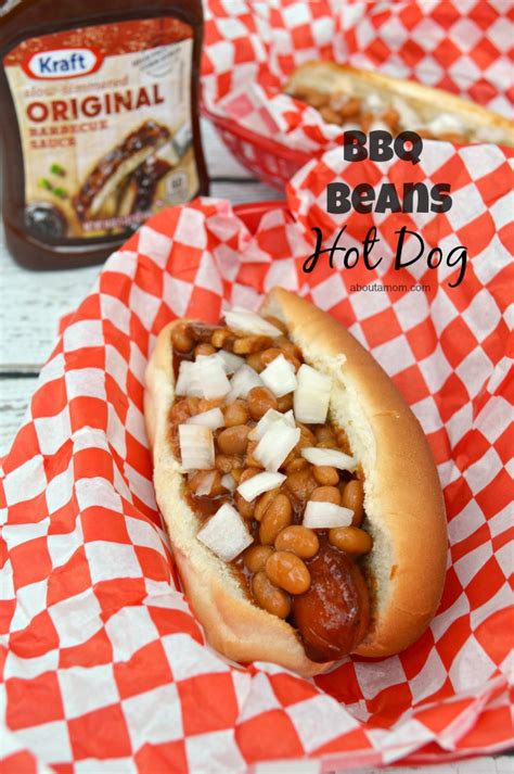 Toss a can of baked beans in the crock pot, add half your package of hot dogs, sliced, and then half your onion, also sliced. 4 Killer Hot Dog Recipes to Kick Off Summer - About a Mom