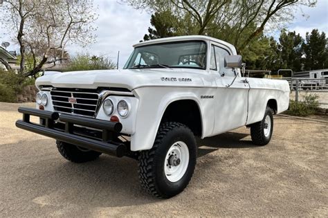 41 Years Owned 1964 Dodge W200 Power Wagon 4 Speed For Sale On Bat