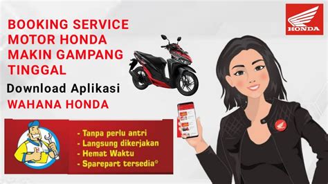 Cara Booking Service Motor Honda Di Aplikasi Wanda (Wahana Honda)