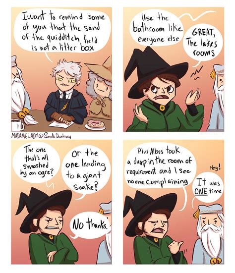 Funny Comics Illustrating What Happens In Hogwarts When No One S Watching DeMilked