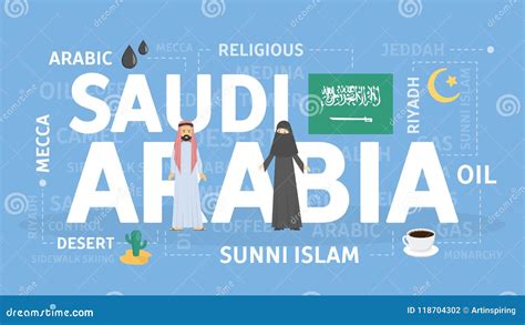 Welcome To Saudi Arabia Stock Vector Illustration Of Kingdom 118704302