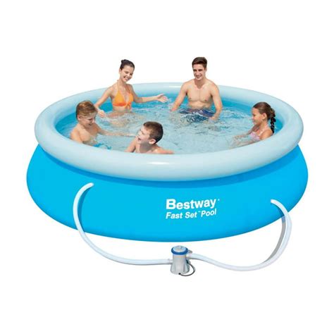 Bestway 10 X 30 Fast Set Inflatable Above Ground Swimming Pool Set