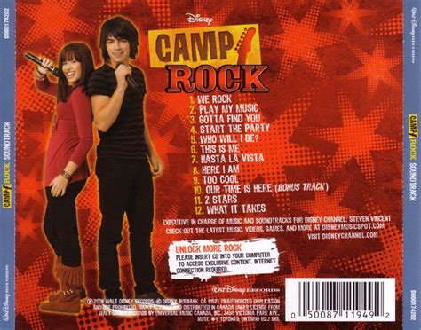 Encarte Camp Rock Soundtrack Encartes Pop