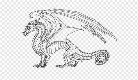 Wings Of Fire Nightwing Dragon Coloring Page Free Printable Coloring