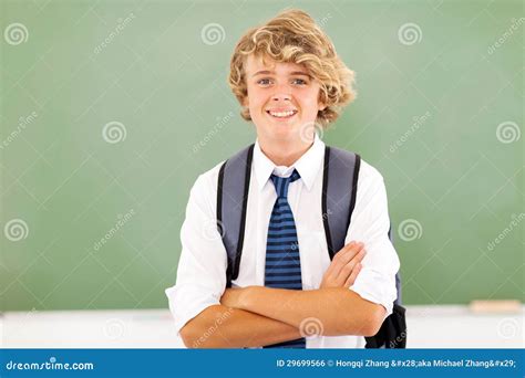 High School Student Stock Photo Image Of Learner Blonde 29699566