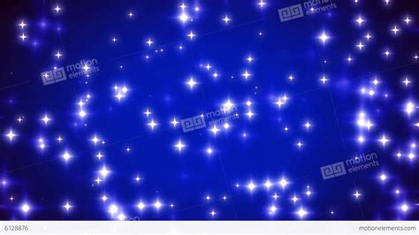 Blue Twinkling Stars On Vignette Background Loop 1 Stock Animation