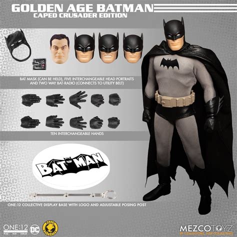 Golden Age Batman One12 Collective Figure Debuts From Mezco