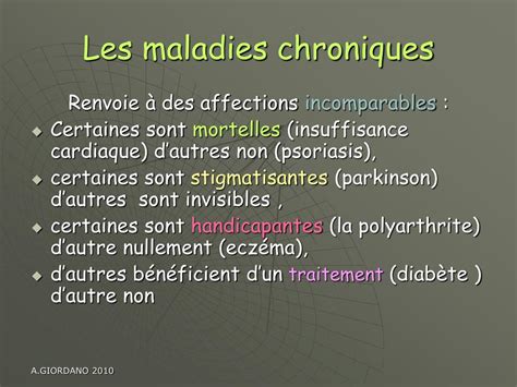 Ppt Le Concept De La Maladie Chronique Powerpoint Presentation Free