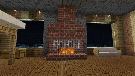 Minecraft Fireplace Minecraft Inneneinrichtung Minecraft Projekte