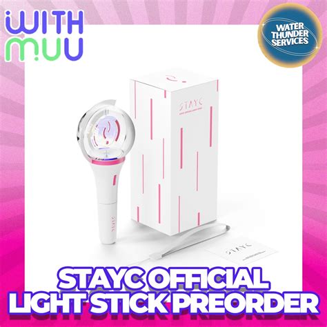 Stayc Official Lightstick With Pob Photocards [preorder] Shopee Philippines