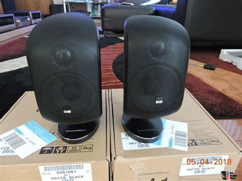 Bandw Bowers And Wilkins M1 Speakers Latest Version Mated Black Photo