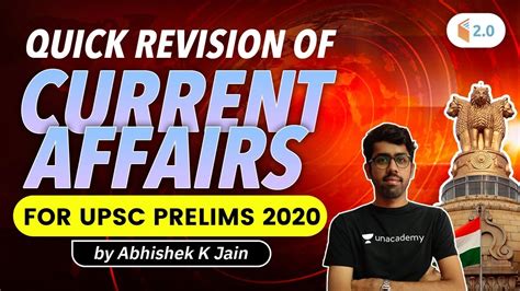UPSC Prelims 2020 Quick Revision Of Current Affairs By Abhishek Jain