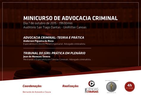 Minicurso De Advocacia Criminal