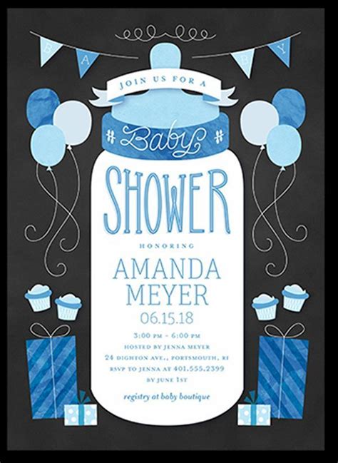 Here are 19 baby shower games that are so fun, no one will even think about sneaking out of the party early. Simple Bottle Boy 5x7 Custom Baby Shower Invitations ...