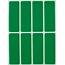 Royal Green 3x1 Permanent Adhesive Labels Color Code Stickers Rectangle 