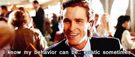 Not related to the patrick batman business card incident but still a masterpiece and a great representation of american psycho's tone. bourbonandpearls | American psycho, Christian bale, Music tv