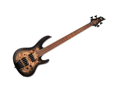 Esp Ltd D 4 Bass Guitar Black Natural Burst Satin Roasted Reverb