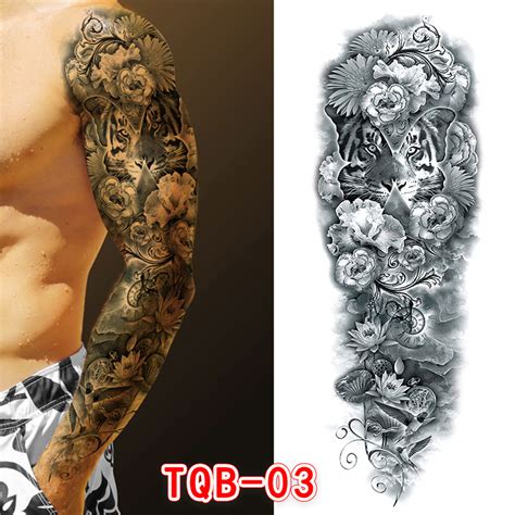 Buy Clodeeu Men Arm Tattoo Temporary Tattoos Sticker Fake Tatoo Hot 3d