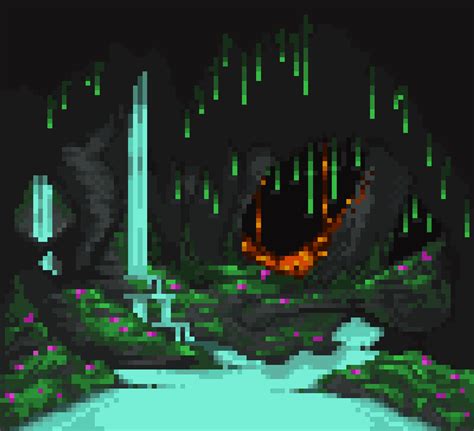 Quick Lush Caves Pixel Art Rminecraft
