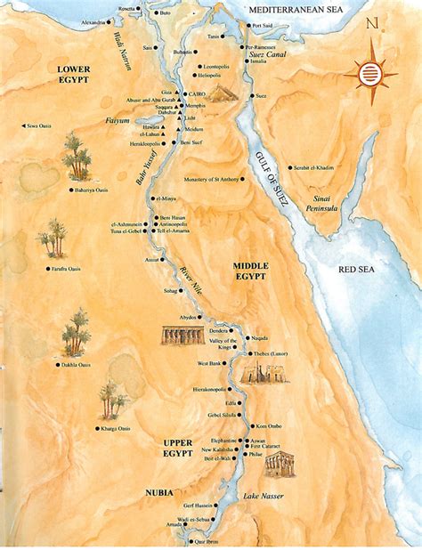 More Ancient Egypt Maps