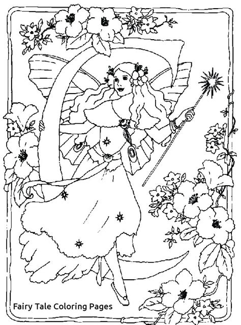 Fairy Tale Coloring Pages At Free Printable