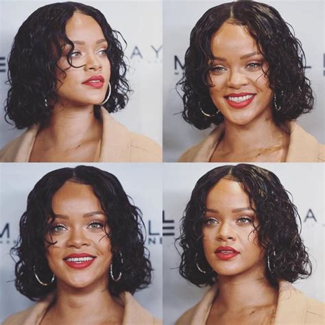 Rihanna Flaunts Her Short Curly Hair Photosimagesgallery 66657