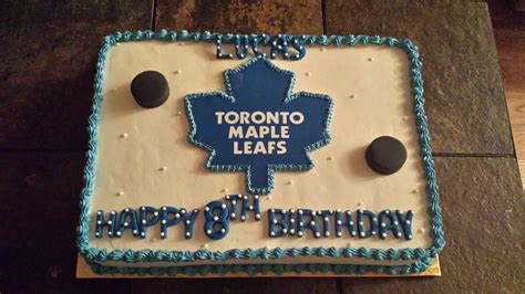Toronto Maple Leaf Cake Toronto Maple Leafs Creative Cakes Birthday