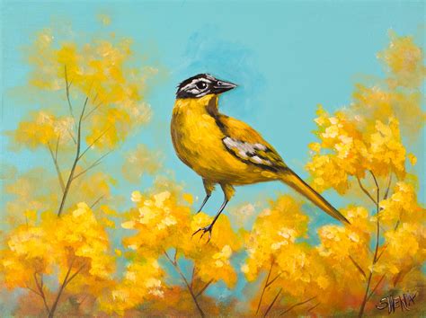 Acrylic Paintings Of Flowers And Birds Coloring Earth