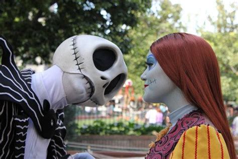 Love Sally And Jack Skellington Disney Face Characters Face