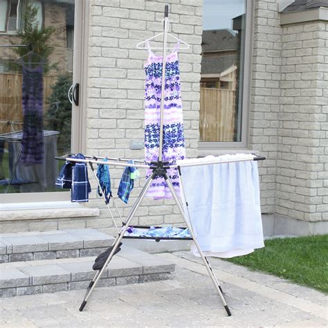 Air drying your laundry not only helps the environment but it also stretches your dollar and the life of your clothes. Greenway Greenway Indoor/Outdoor Large Drying Rack ...