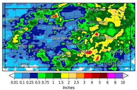 Nws Wichita Hour Precipitation Totals