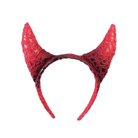 Red Devil Horn Headband Halloween Costume Accessory