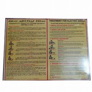 Shock Treatment Chart At Rs 650 Number Safety Sign Board And Sticker