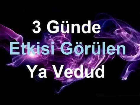 Bu duaya yağmur isteme yani i̇stiskâ duası denir. 3 GÜNDE ETKİSİ GÖRÜLEN YA VEDUD TERTİBİ - YouTube, 2020 ...
