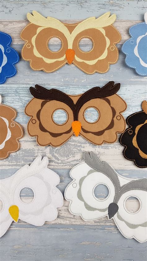 Felt Owl Masks An Immersive Guide By A Heartly Craft Handmade