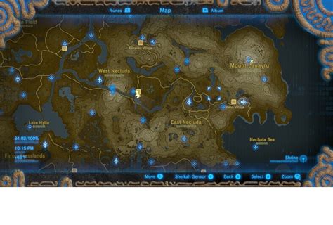 Zelda Breath Of The Wild Necluda Guide Shrines Quests And Other