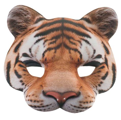 Jungle Tiger Kids Costume Mask Childrens Tiger Face Mask