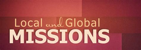 Localglobal Missions Grace Fellowship Church