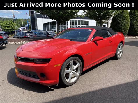 Pre Owned 2015 Chevrolet Camaro Lt Rwd Convertible