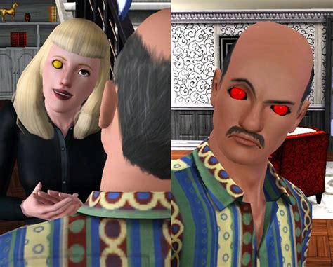 Mod The Sims Cyborg Eye For Men And Women Teen To Elder