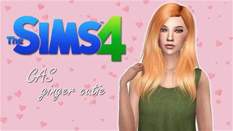 The Sims 4 Create A Sim Ginger Cutie Youtube